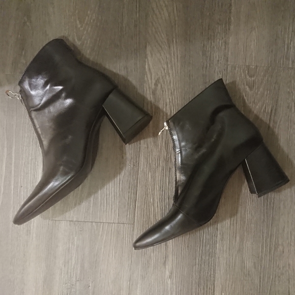 Zara ankle boots/booties with zipper - Picture 6 of 9
